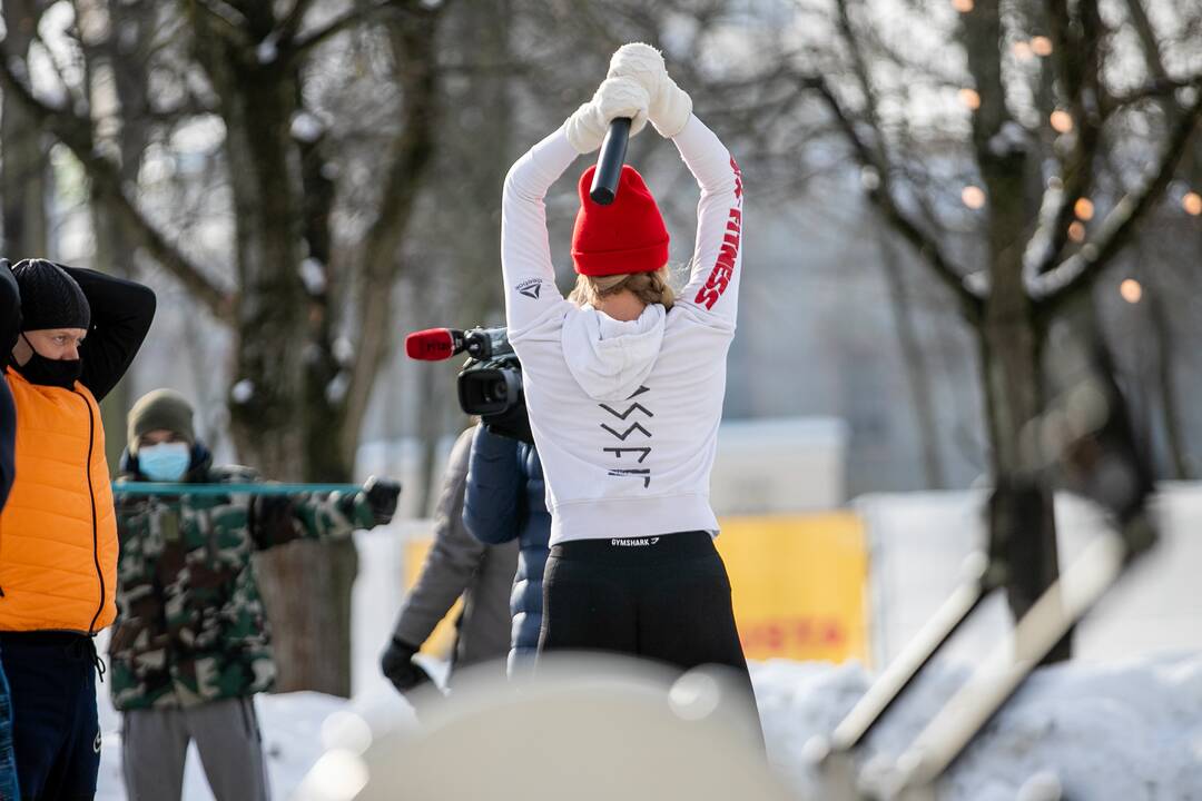Sporto entuziastų protestas persikėlė prie Kauno miesto savivaldybės