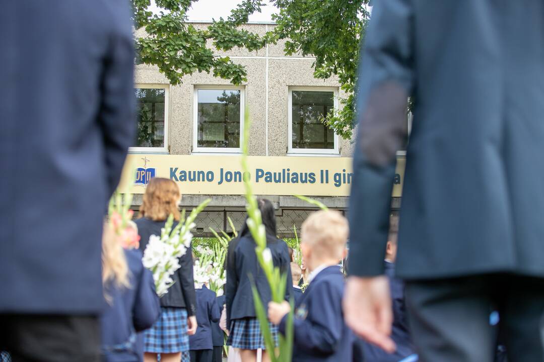Rugsėjo 1-oji Jono Pauliaus II gimnazijoje