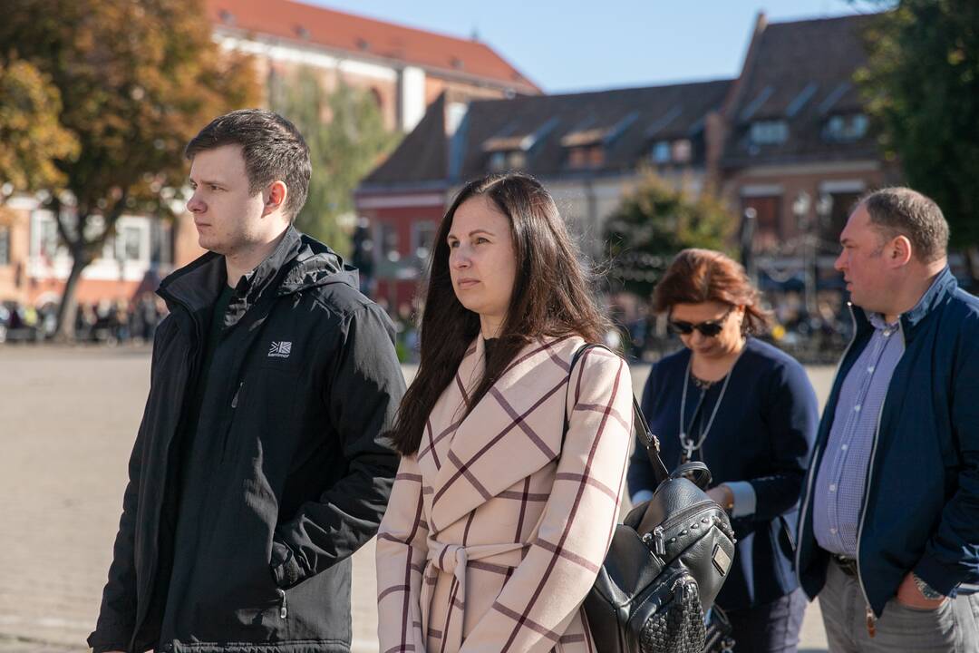Eilės išankstinio balsavimo vietose Kaune