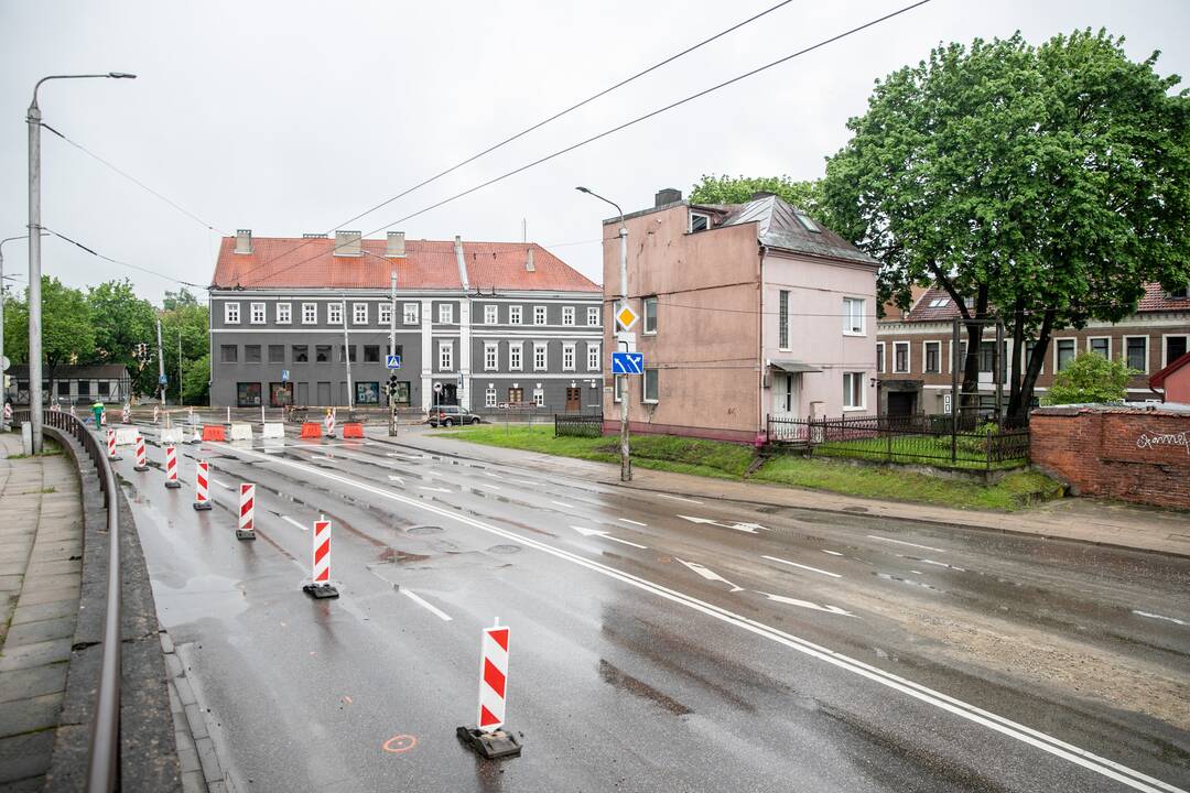 Prasidėjo Kauno pilies žiedinės sankryžos rekonstrukcija