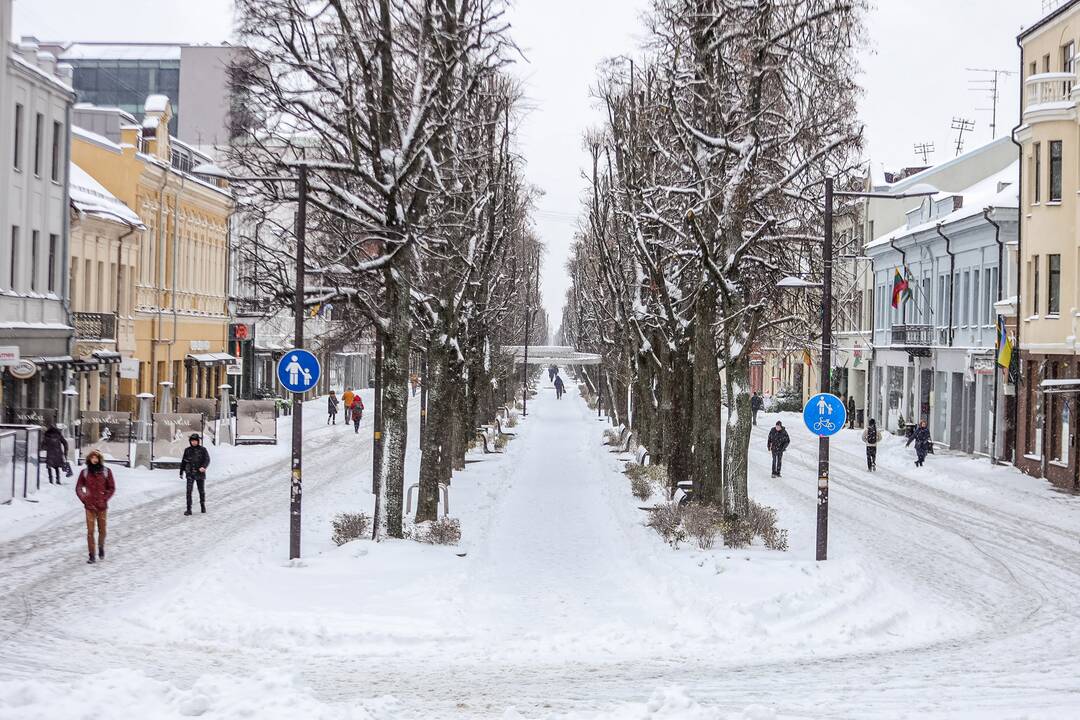 Kaunas po stipraus snygio