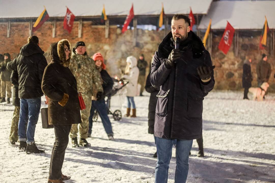 Laisvės laužai prie Kauno pilies