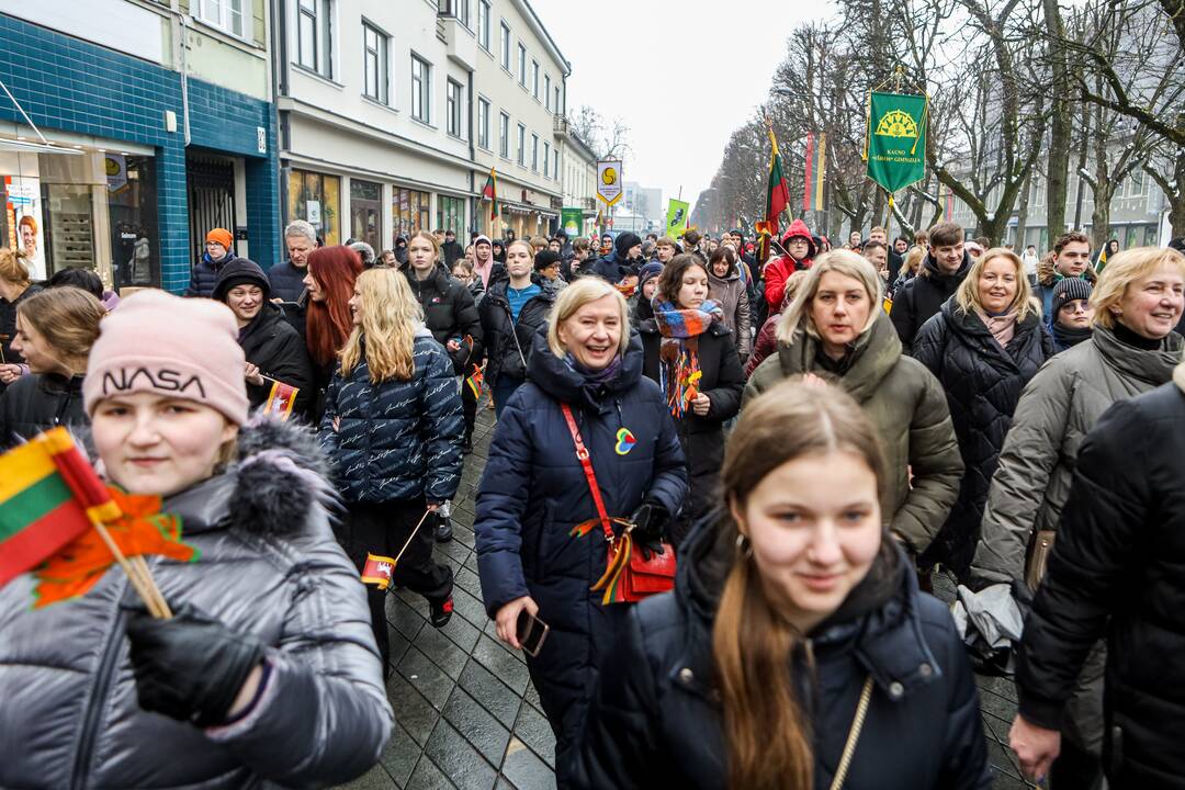 Kauno moksleivių šventinė eisena