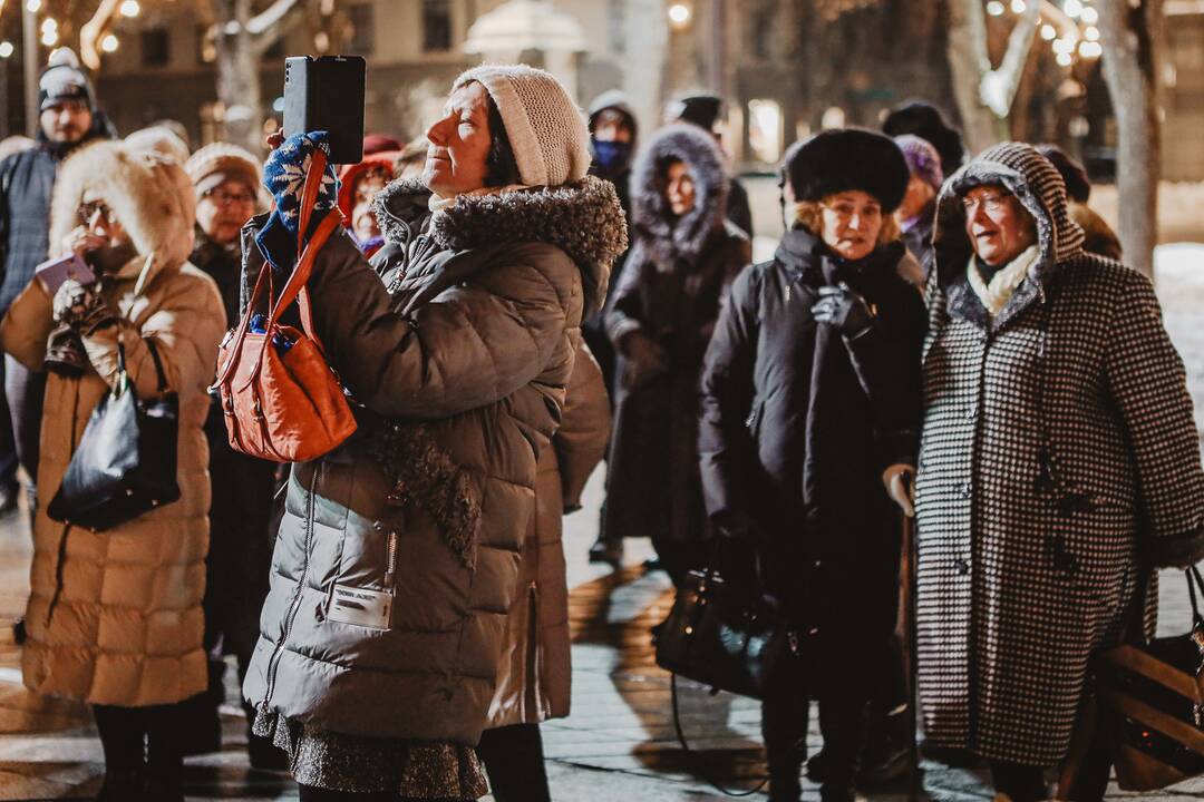  Kaune įžiebta didžioji Chanukos menora