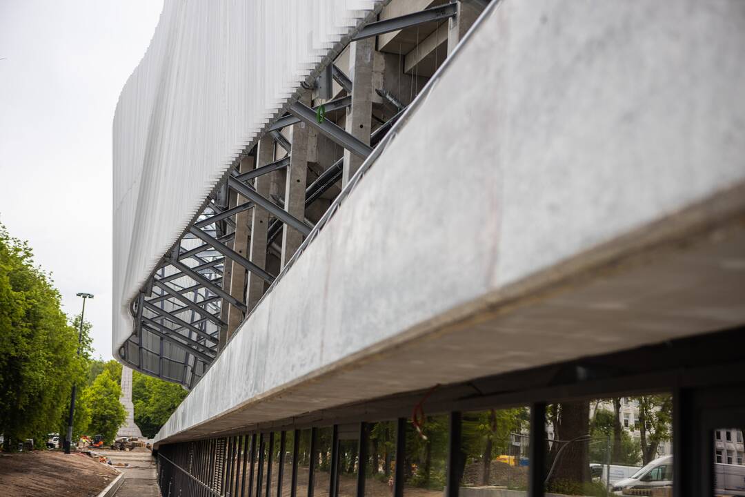 Darbų eiga Kauno Dariaus ir Girėno stadione