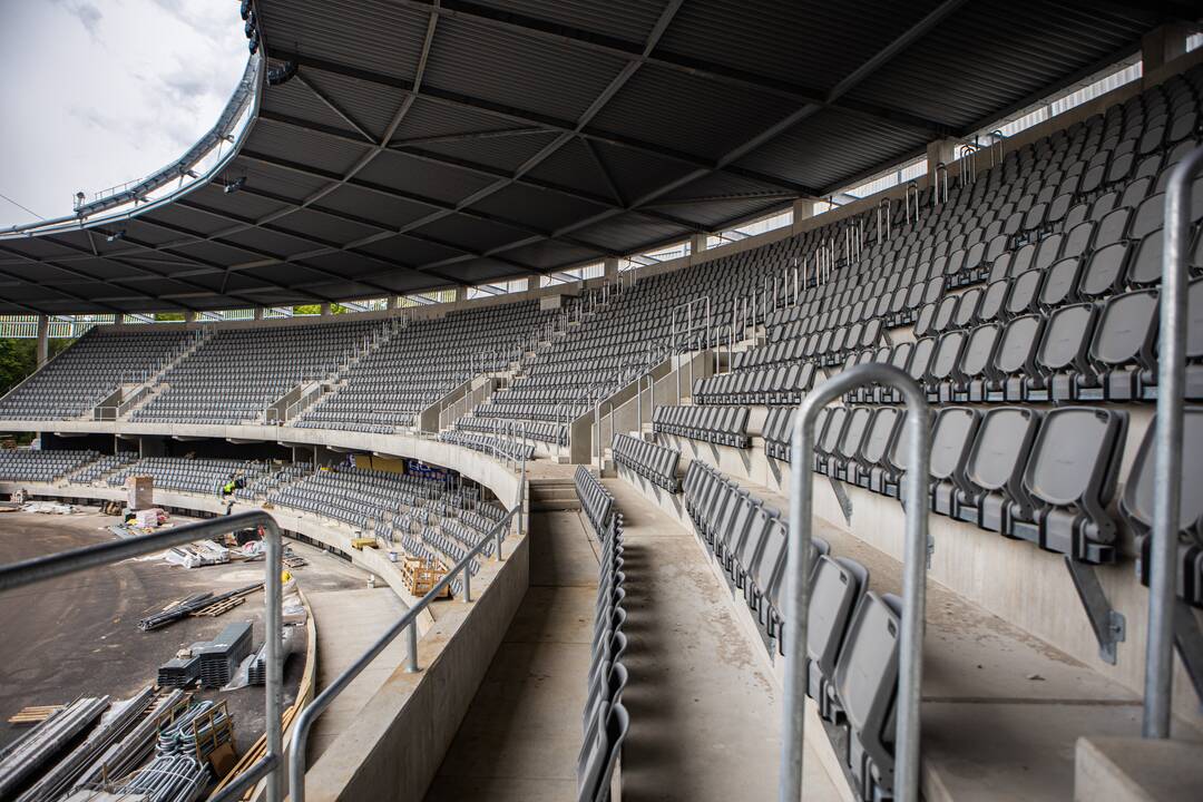 Darbų eiga Kauno Dariaus ir Girėno stadione