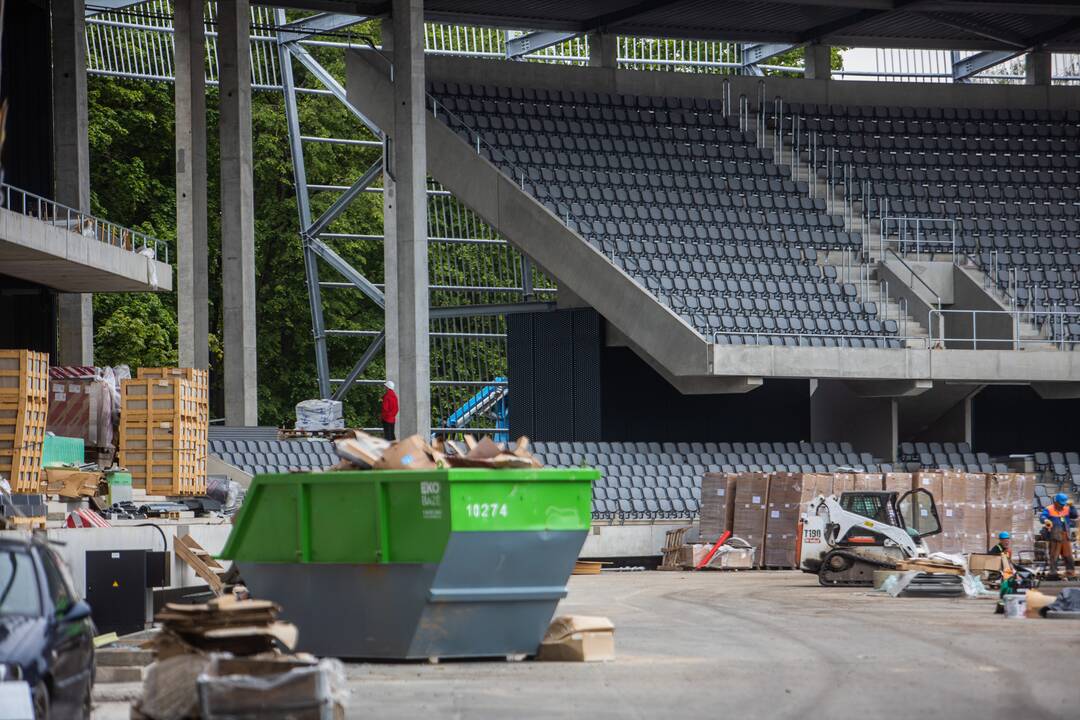 Darbų eiga Kauno Dariaus ir Girėno stadione