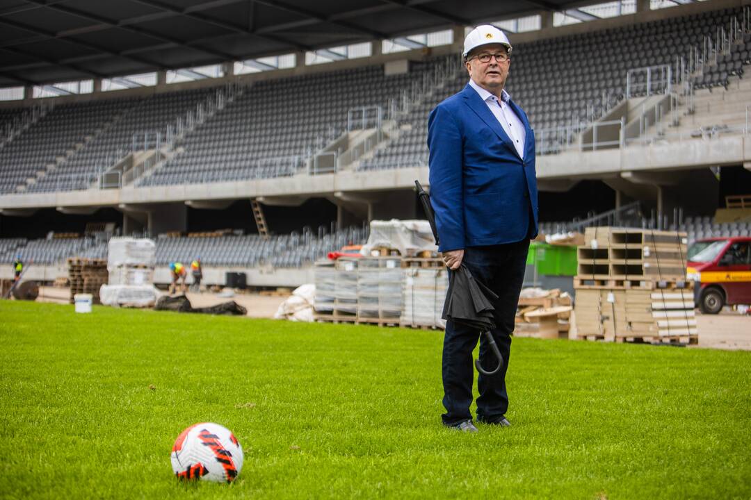 Darbų eiga Kauno Dariaus ir Girėno stadione