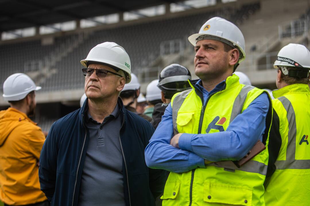 Darbų eiga Kauno Dariaus ir Girėno stadione