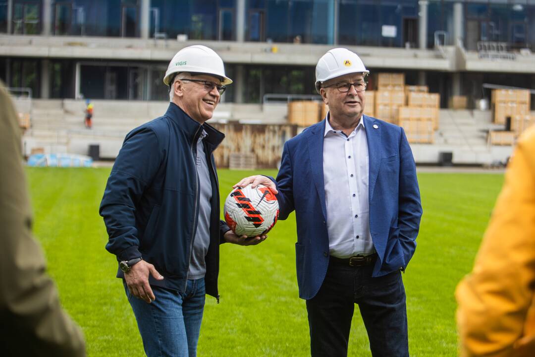 Darbų eiga Kauno Dariaus ir Girėno stadione