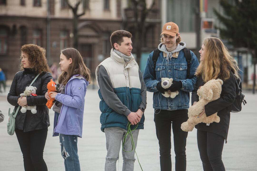 Ukrainos palaikymo akcija „Tai gali būti Jūsų vaikas“ 