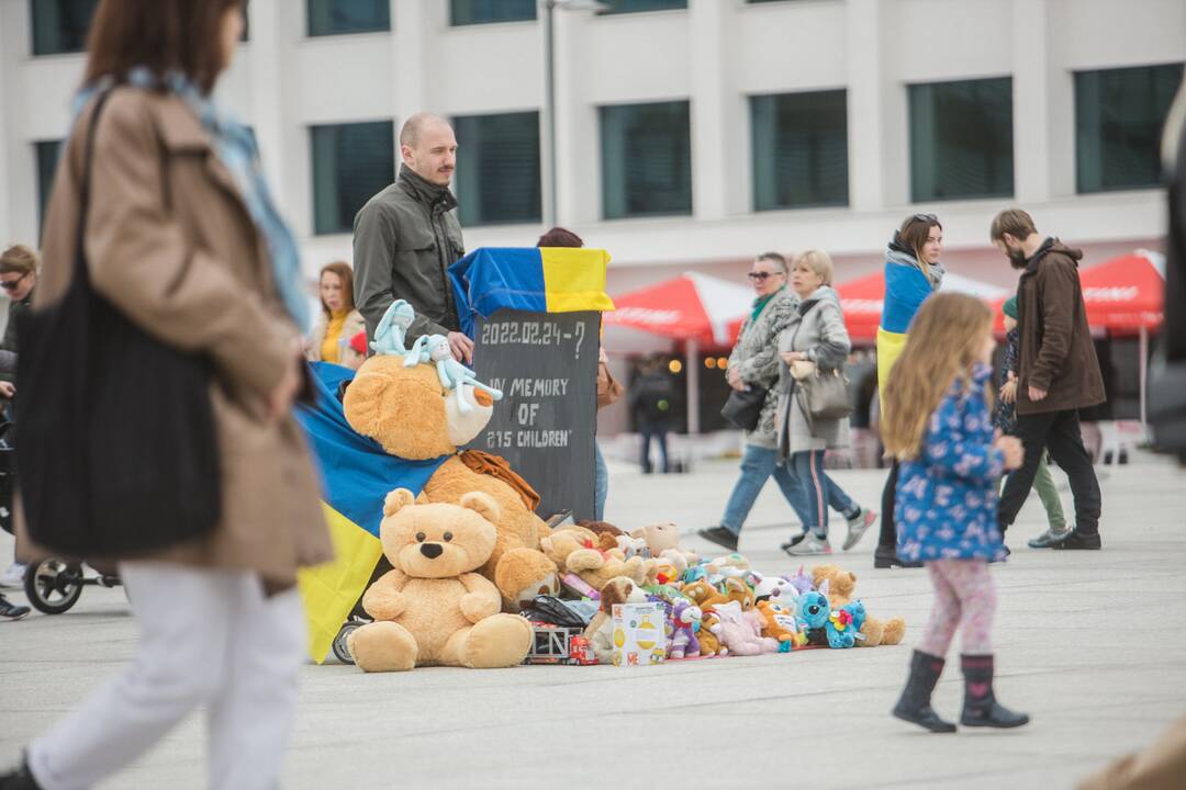 Ukrainos palaikymo akcija „Tai gali būti Jūsų vaikas“ 