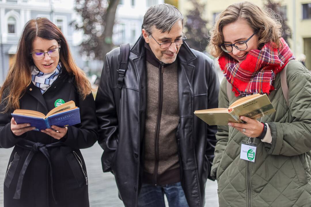 Kauniečiai siekė skaitymo rekordo