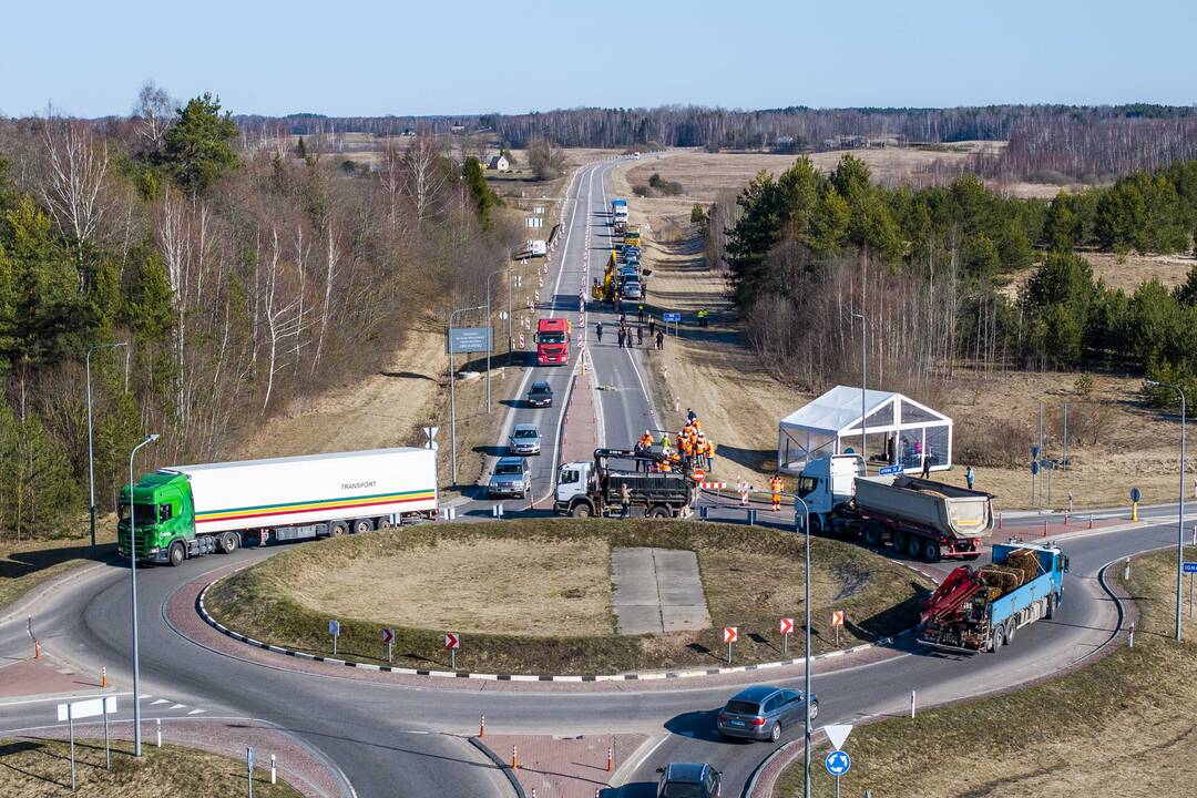 A14 kelio ruožo nuo Molėtų iki Utenos remonto pradžia