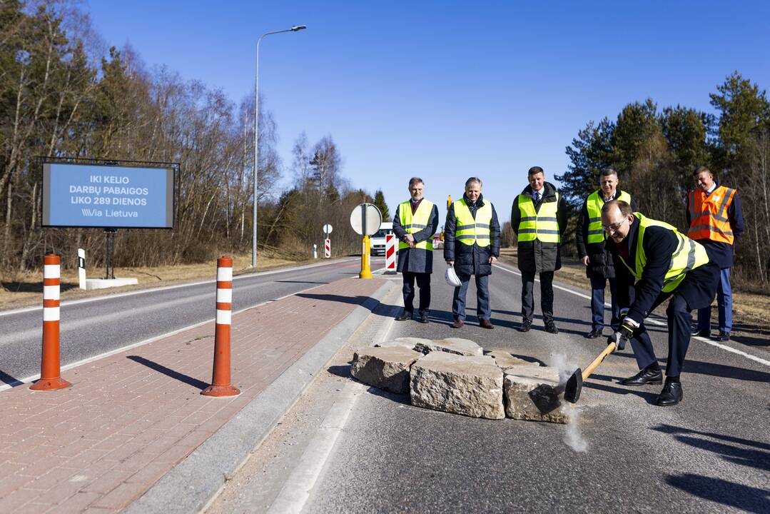 A14 kelio ruožo nuo Molėtų iki Utenos remonto pradžia