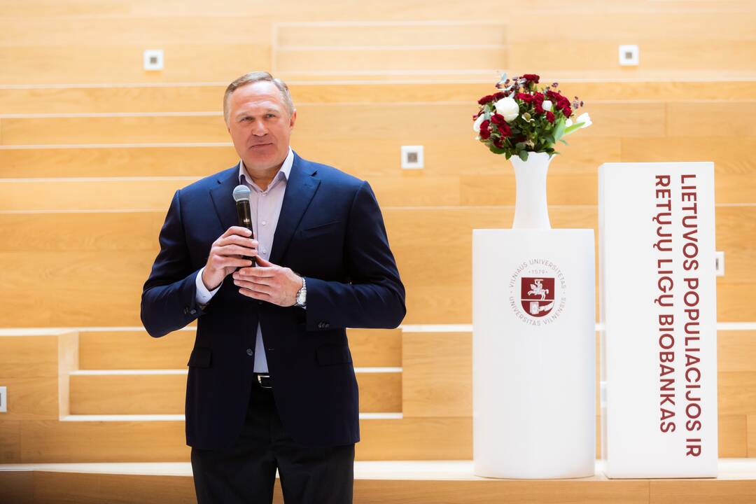 Vilniaus universiteto Medicinos mokslų centre įvyko pirmojo šalyje populiacinio biobanko atidarymas
