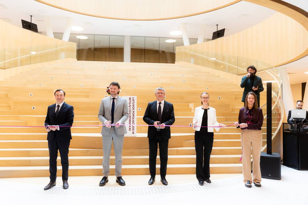 Vilniaus universiteto Medicinos mokslų centre įvyko pirmojo šalyje populiacinio biobanko atidarymas