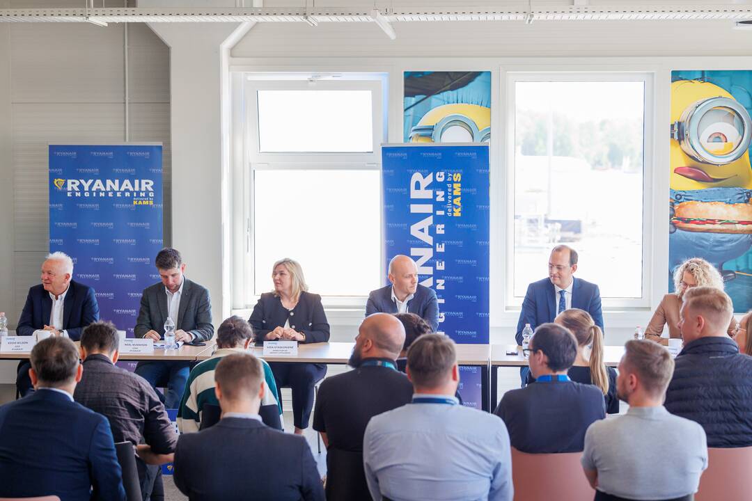 „Ryanair“ Kauno orlaivių techninės priežiūros centro atidarymas