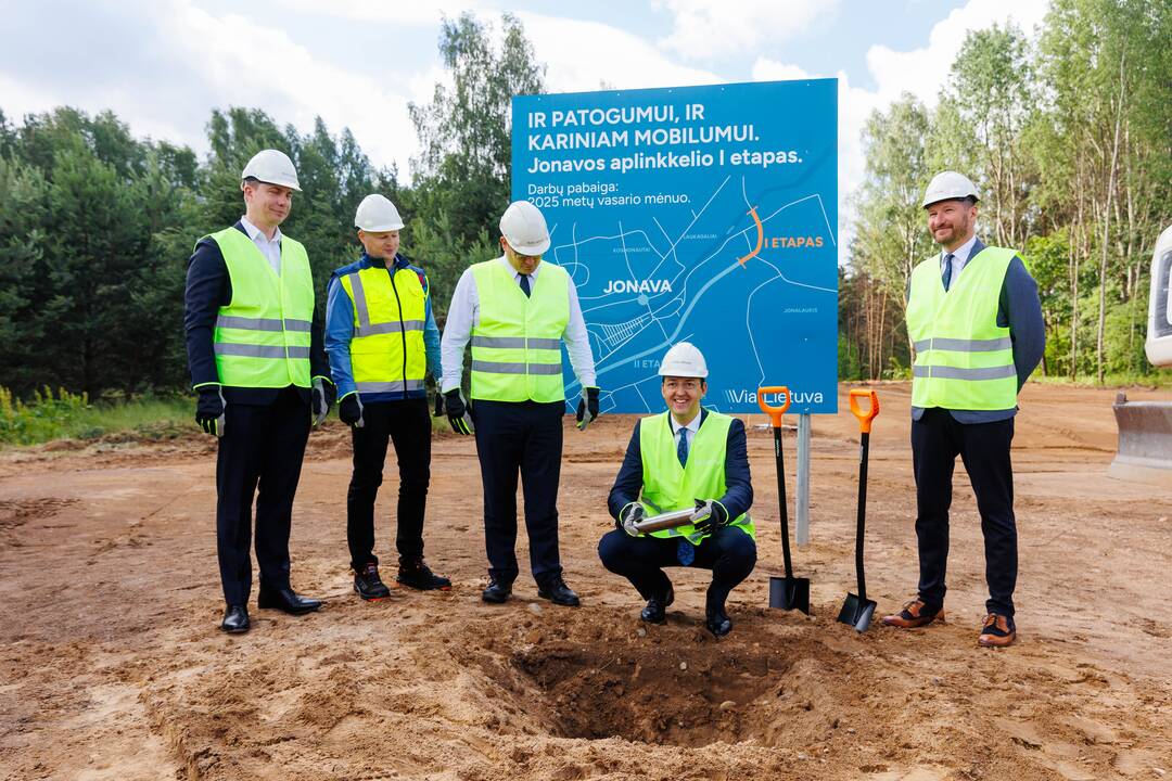 Jonavos aplinkkelio darbų pradžia