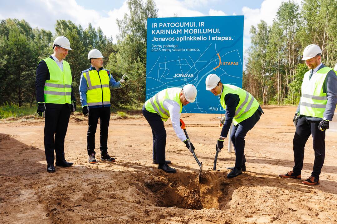 Jonavos aplinkkelio darbų pradžia