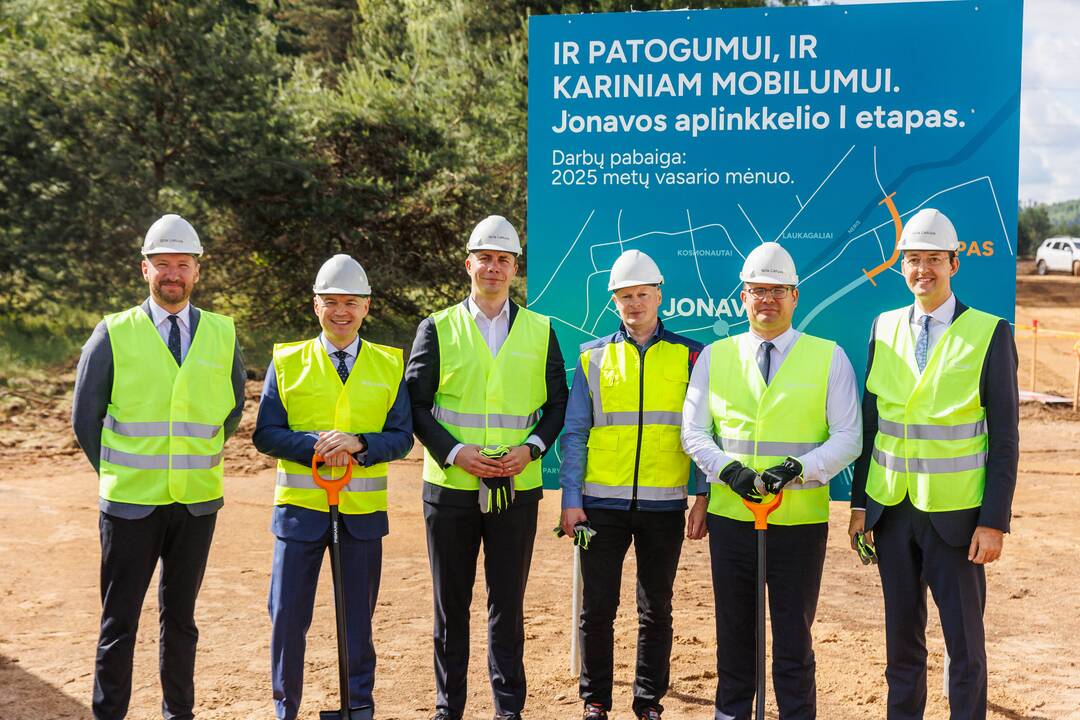 Jonavos aplinkkelio darbų pradžia