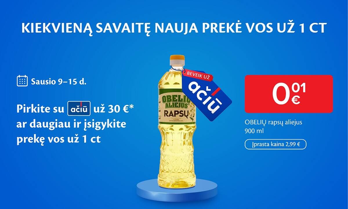 „Maximos“ lojalumo programos pasiūlymai: ir vėl rasite prekių „beveik už ačiū“ – vos už 1 centą