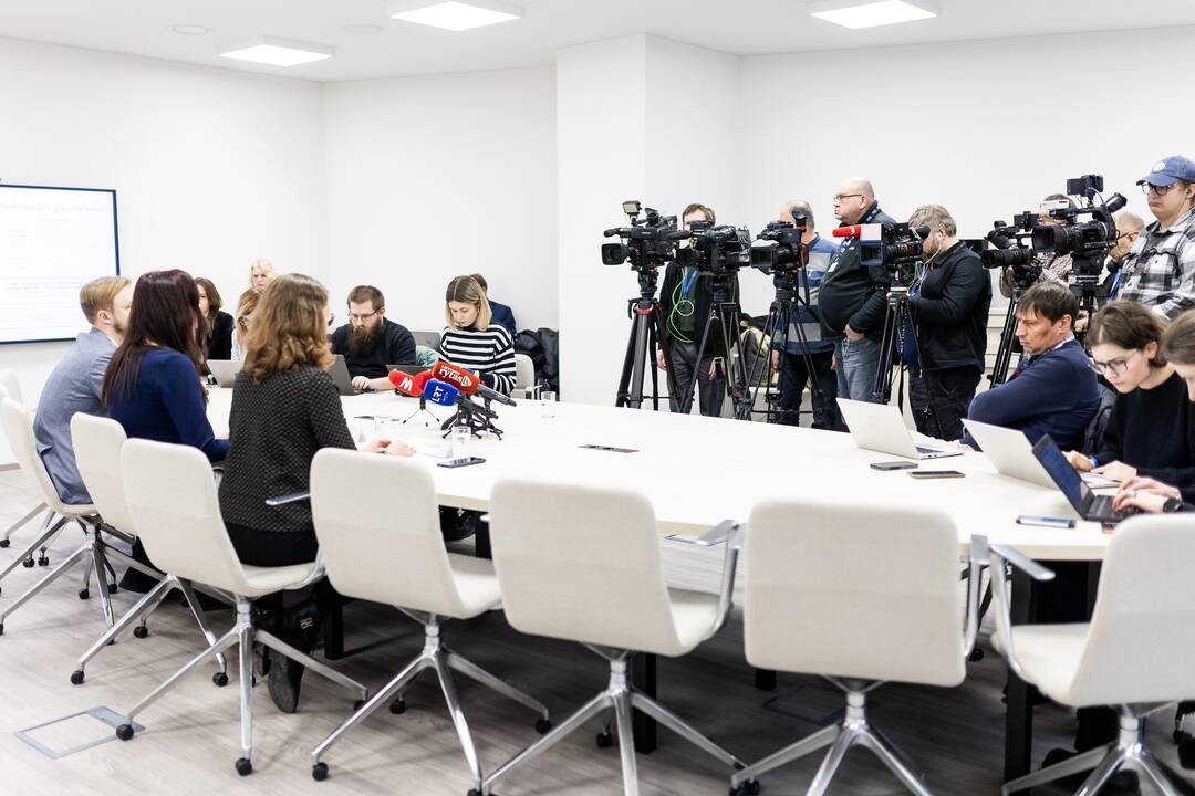 Socialinės apsaugos ir darbo ministrės Ingos Ruginienės spaudos konferencija 
