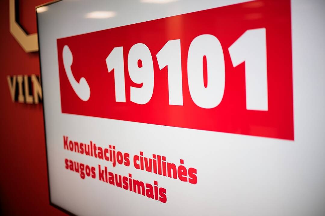 Vilniaus savivaldybė pristatė specialiąją skambučių liniją, skirtą konsultuotis civilinės saugos klausimais