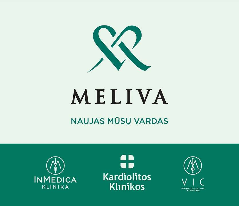 „InMedica“ klinikų, „Kardiolitos klinikų“ ir VIC odontologijos klinikų bendras vardas – „Meliva“