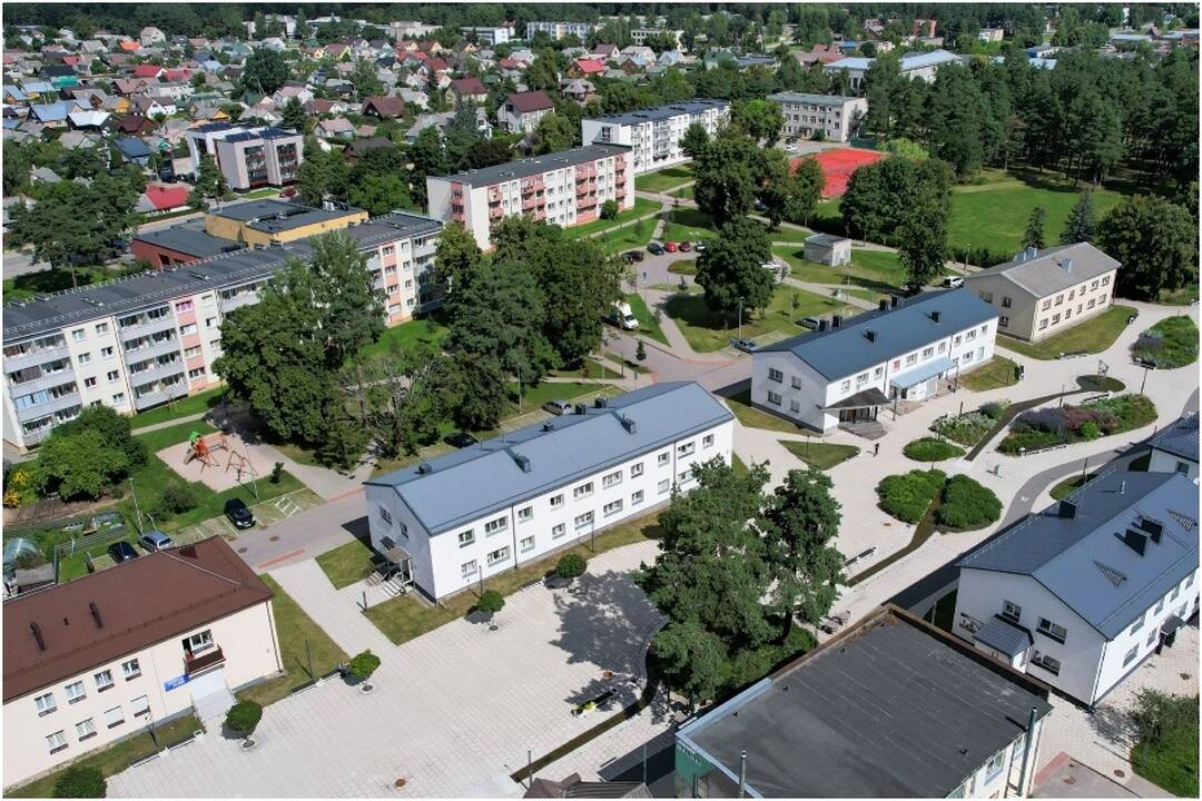 Daugiabučiai po modernizacijos.  