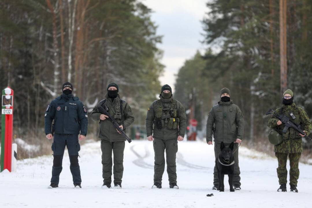 Pasienyje – neįprasta ramybė: per parą į Lietuvą nebandė patekti nė vienas migrantas