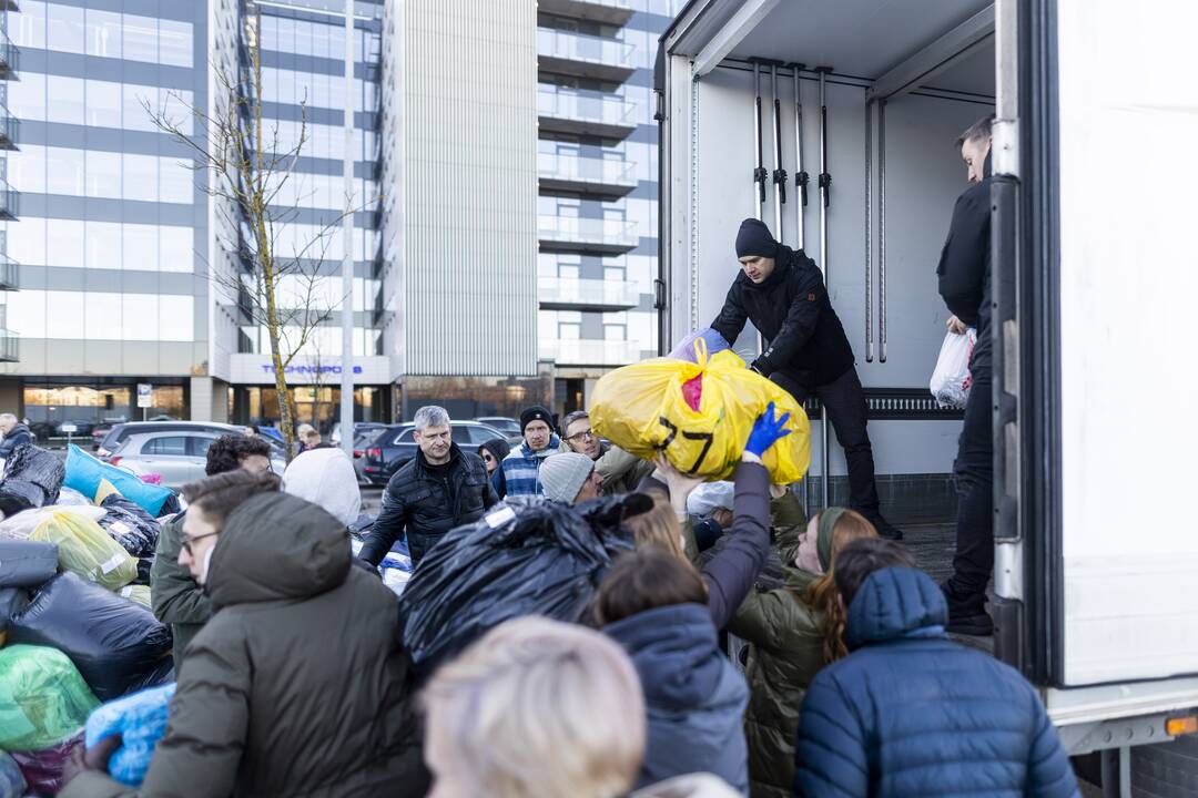 Vilniuje renkama parama nuo karo nukentėjusiems ukrainiečiams