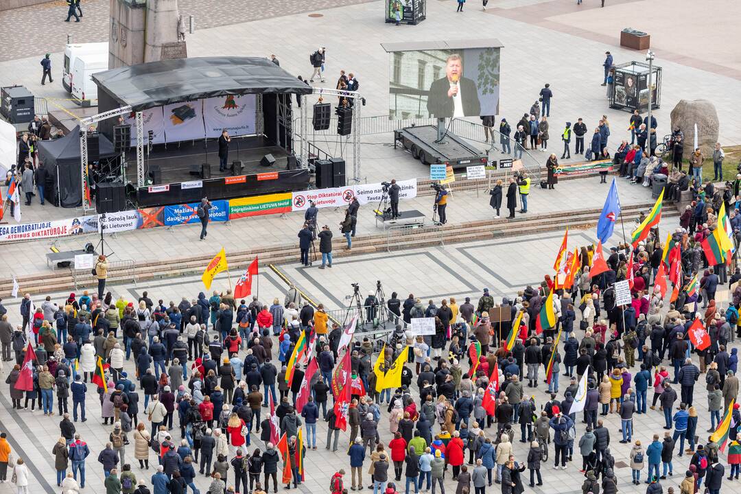 Lietuvos šeimų sąjūdžio mitingas