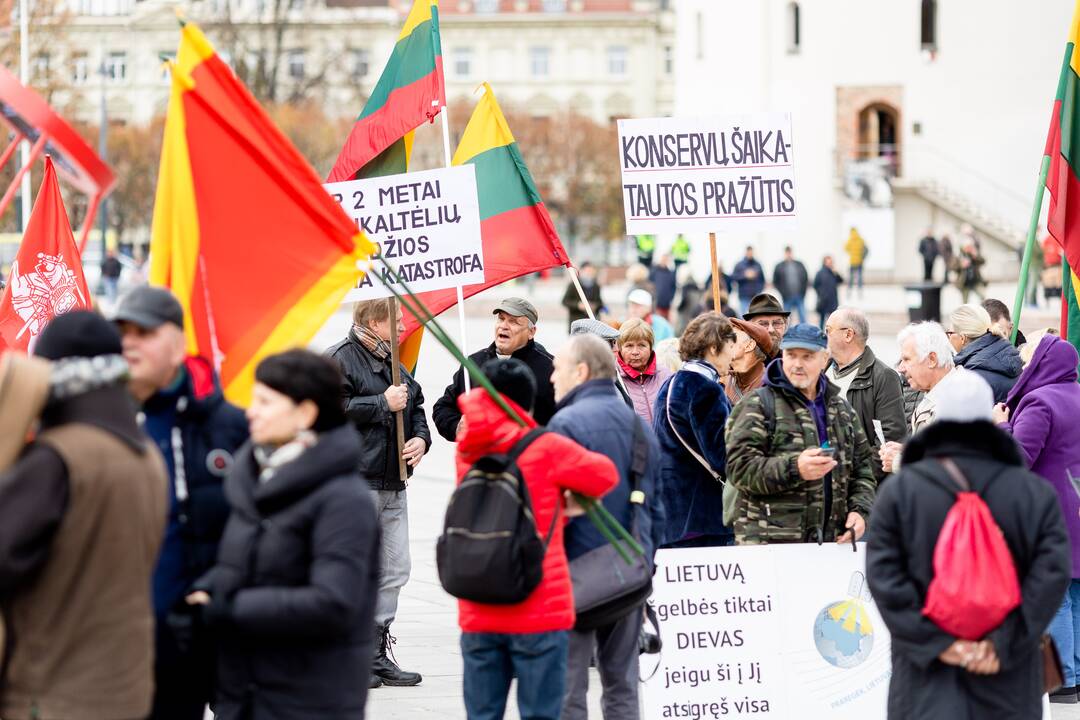 Lietuvos šeimų sąjūdžio mitingas