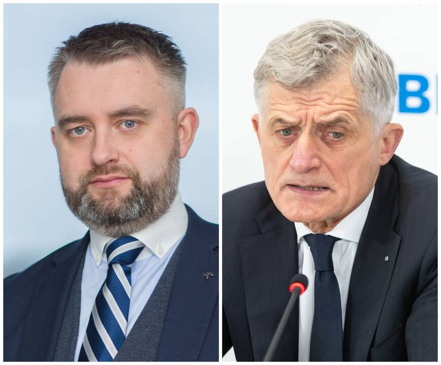 Iš kairės: Michalas Rudnickis ir Algis Latakas