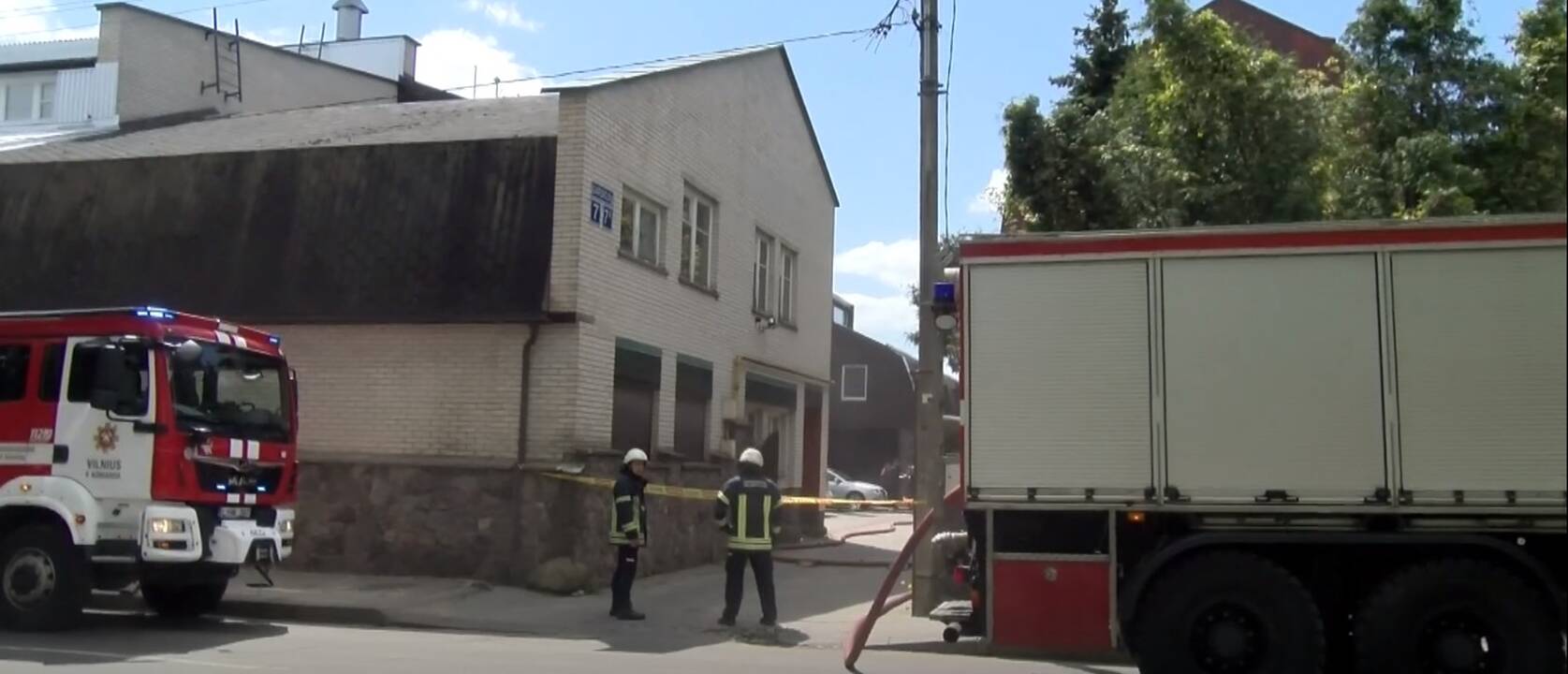 Pavilnio siuvykloje kilo gaisras