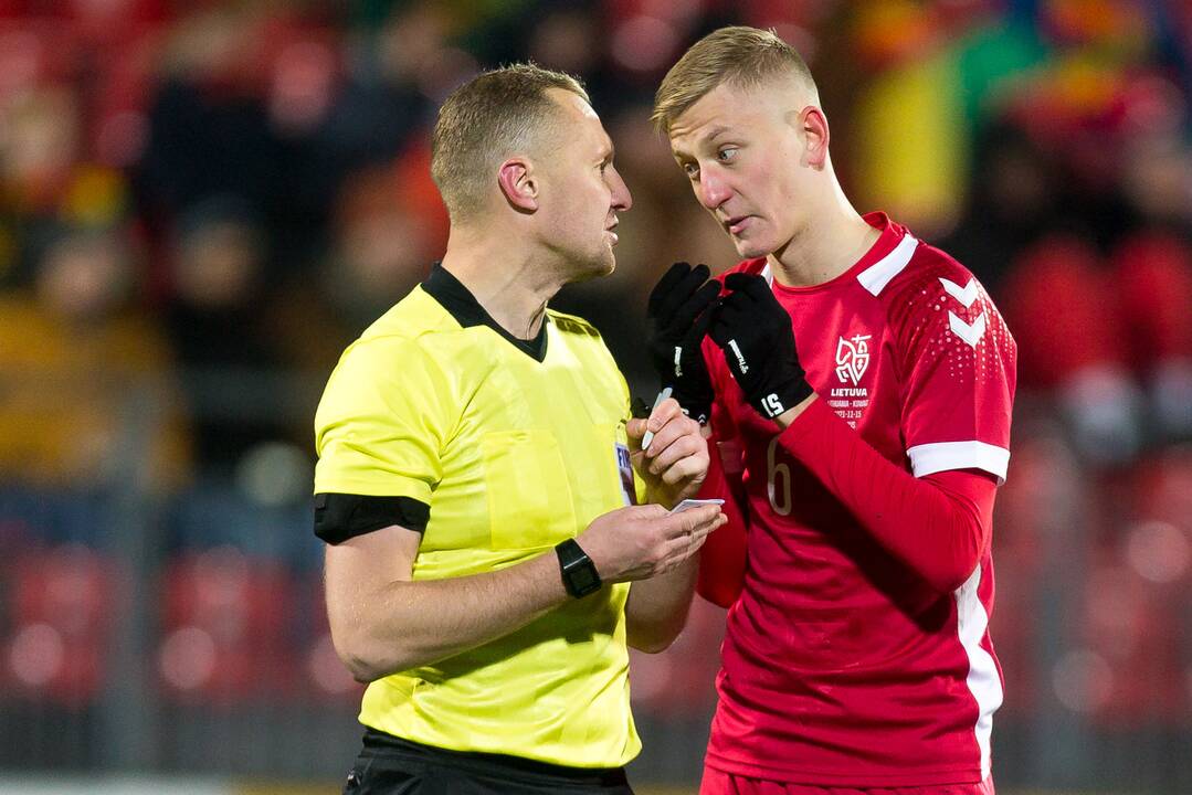 Lygiosios: Lietuvos ir Kuveito futbolininkai įmušė po įvartį.