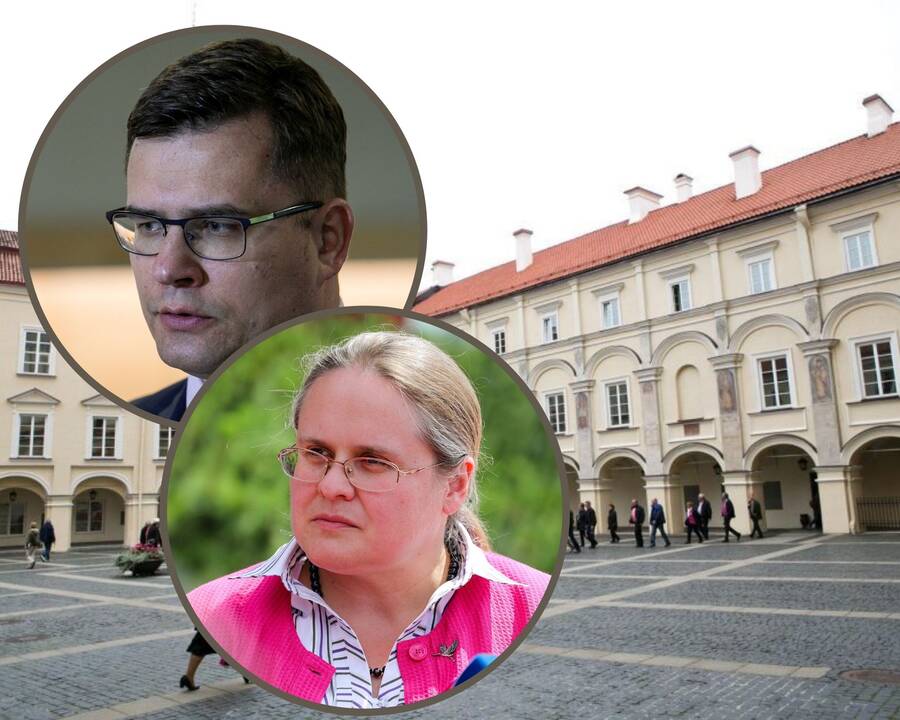 Laurynas Kasčiūnas ir Agnė Širinskienė