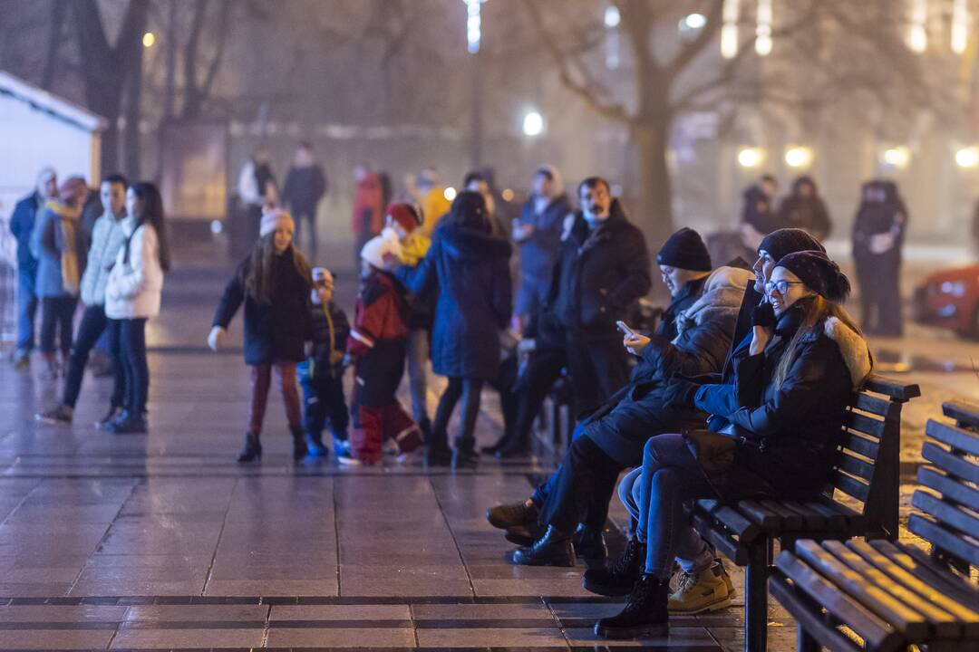 Vilnius pasitiko Naujuosius metus