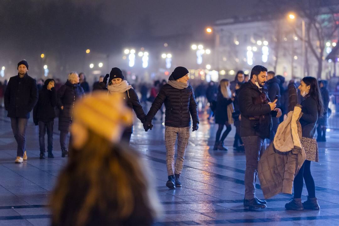 Vilnius pasitiko Naujuosius metus