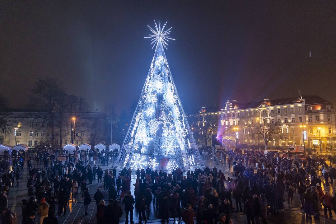 Vilnius pasitiko Naujuosius metus