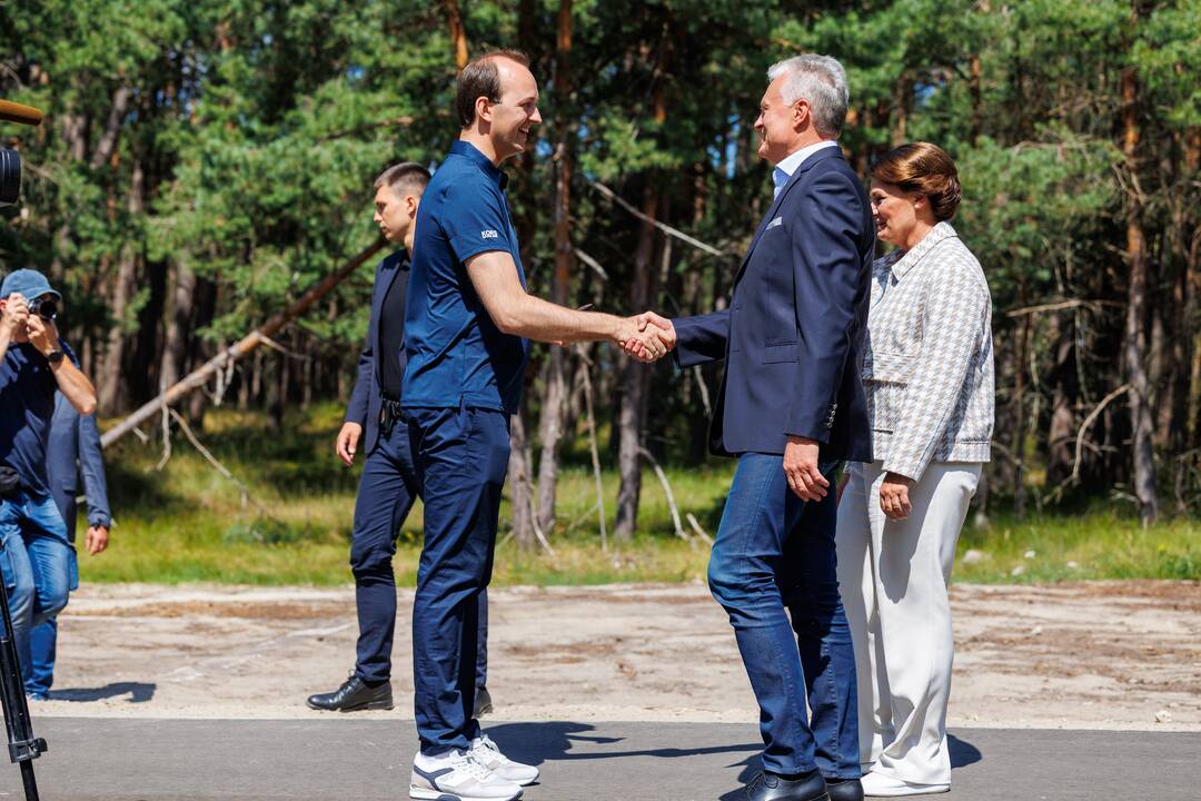 Smiltynės dviračių tako atidarymas