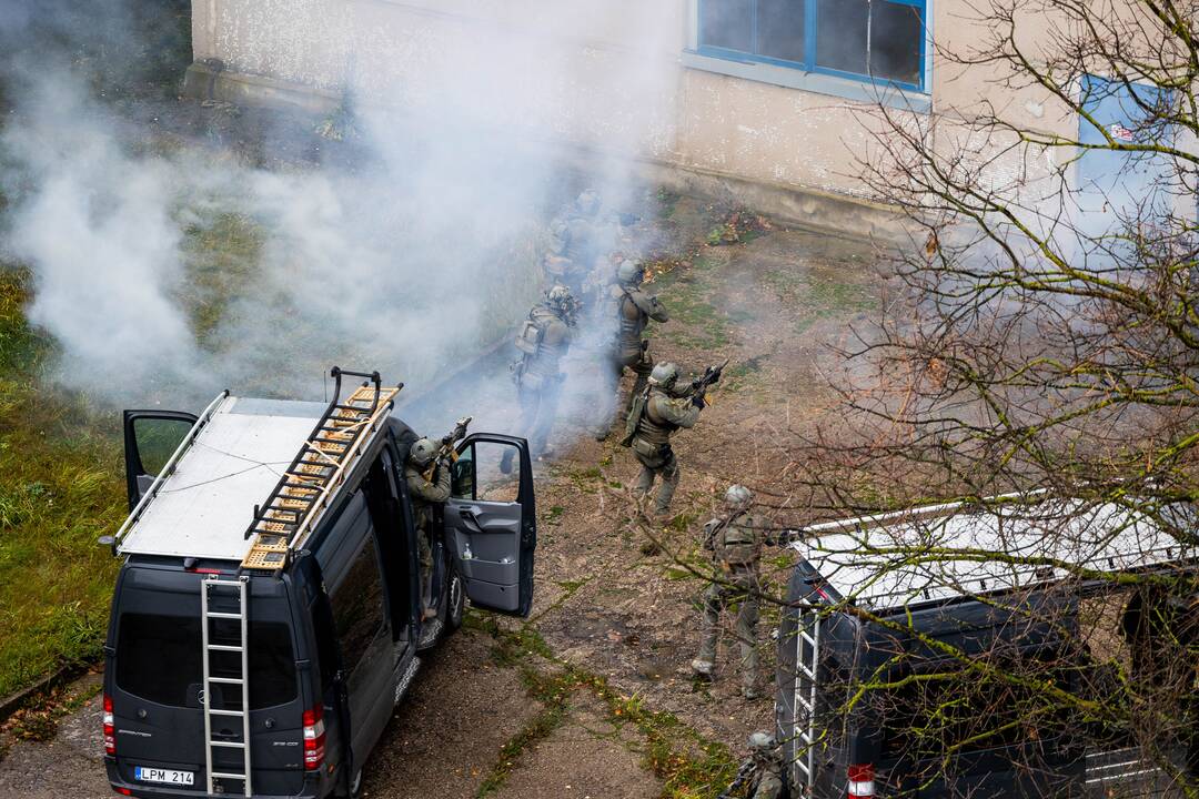  Lietuvos kariuomenės Specialiųjų operacijų pajėgų (SOP) ir NATO sąjungininkų pratybos