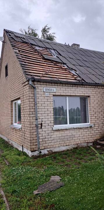 Per Lietuvą slenka audra