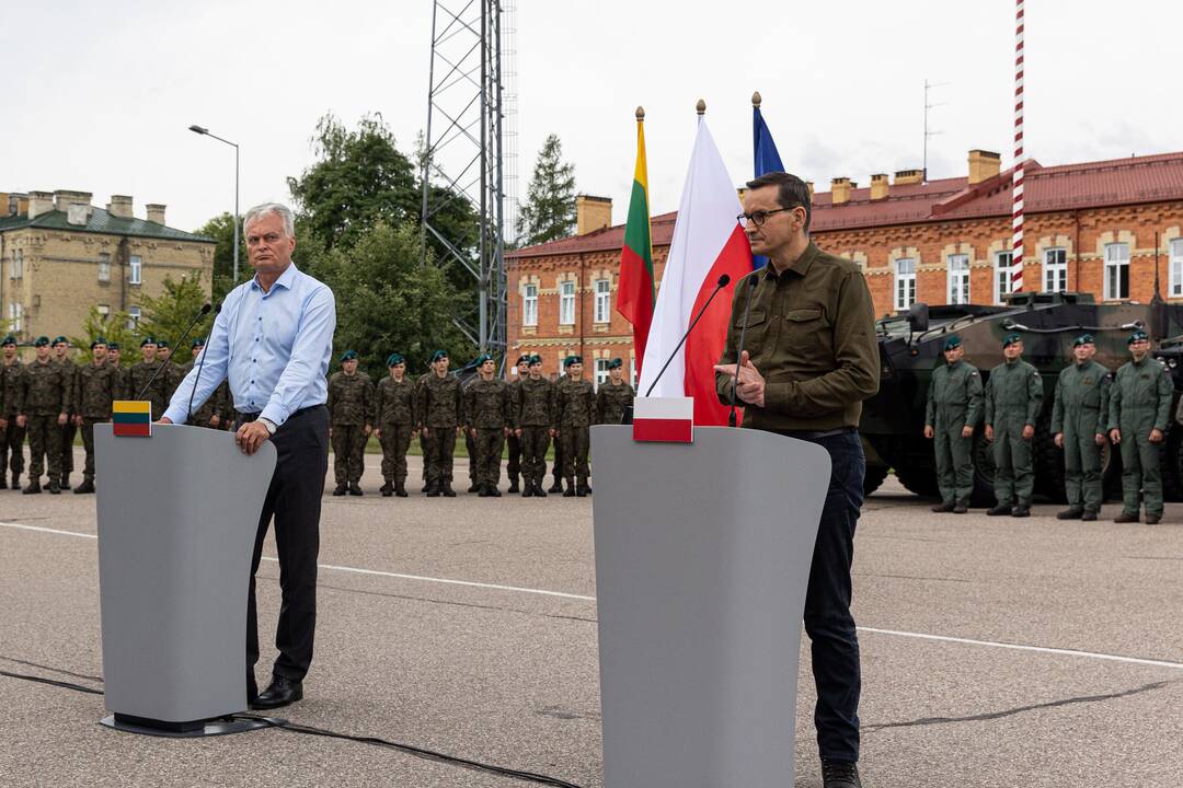  G. Nausėda susitiko su M. Morawieckiu