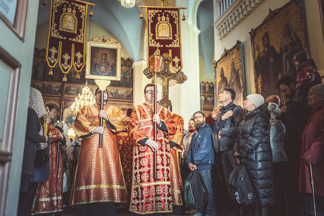 Religinė procesija už Bažnyčios vienybę Vilniuje