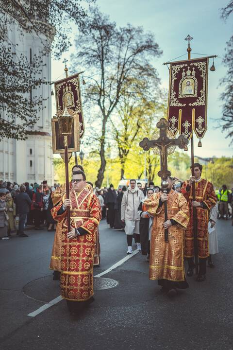 Religinė procesija už Bažnyčios vienybę Vilniuje