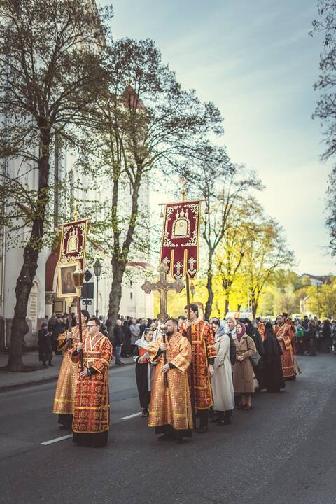 Religinė procesija už Bažnyčios vienybę Vilniuje