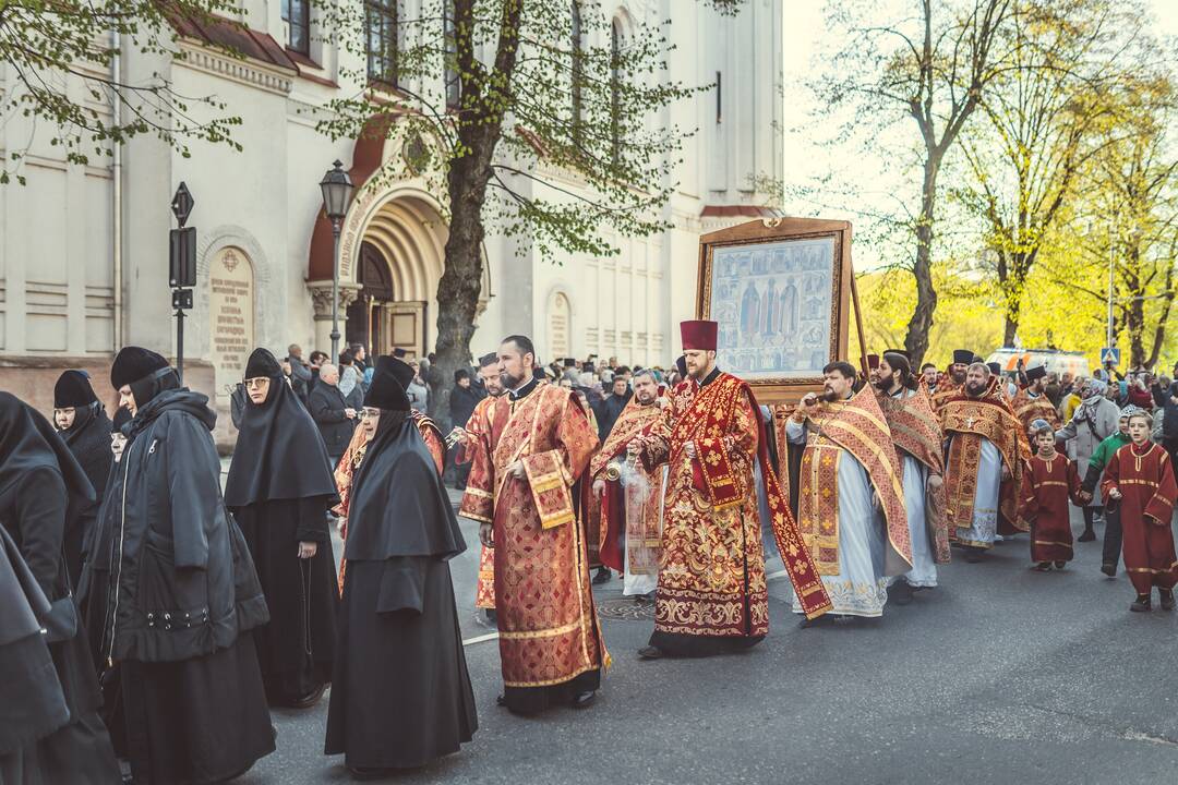 Religinė procesija už Bažnyčios vienybę Vilniuje