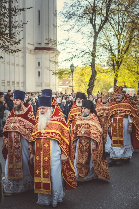 Religinė procesija už Bažnyčios vienybę Vilniuje